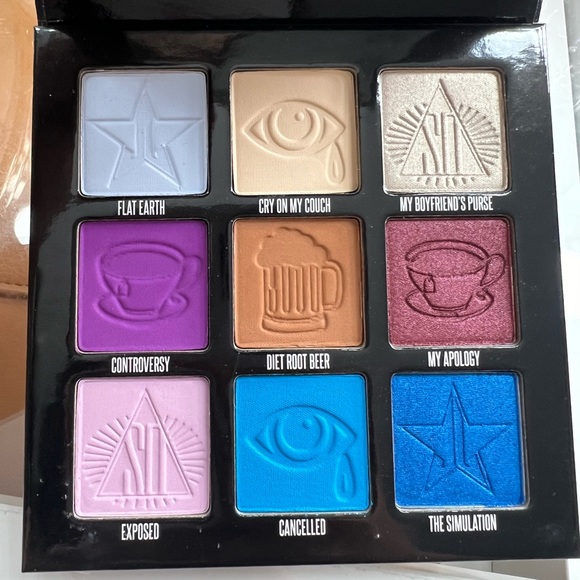 Jeffree star cosmetics x Shane Dawson mini controversy palette